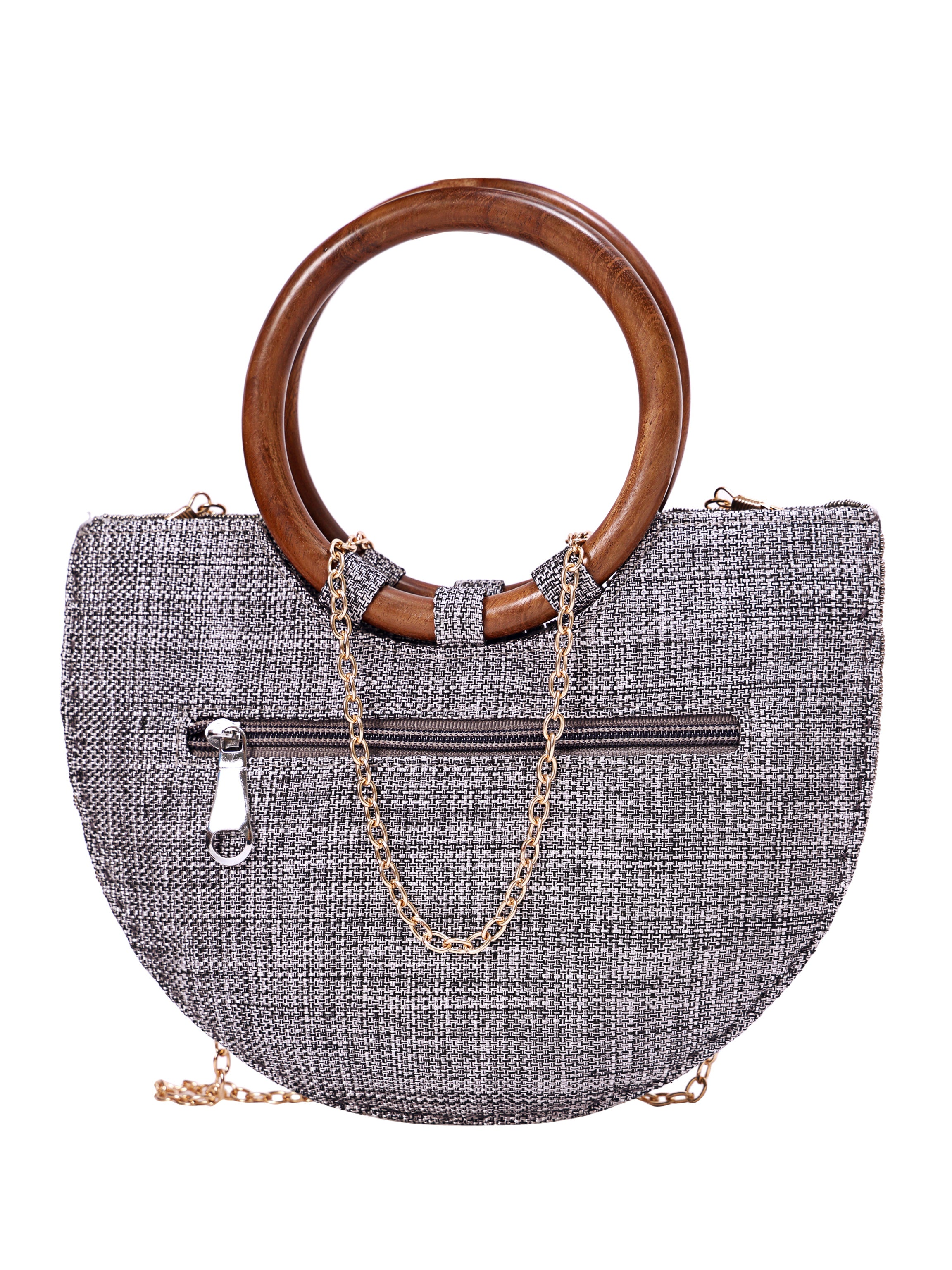 Noor Crescent Handcrafted Handle Bag
