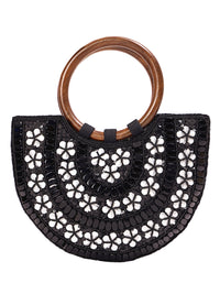 Noor Crescent Handcrafted Handle Bag
