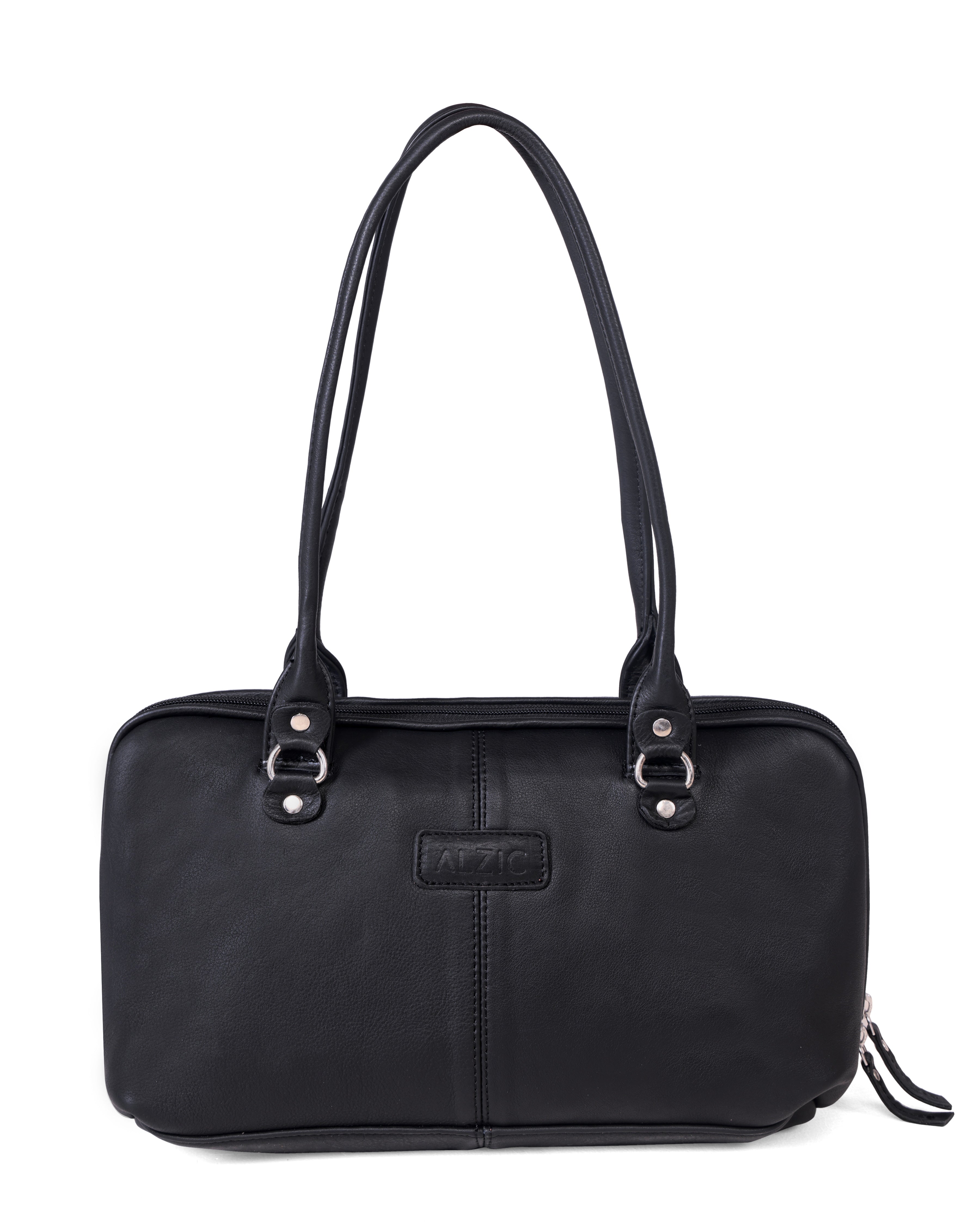 Classic Leather Shoulder Bag with Dual Straps