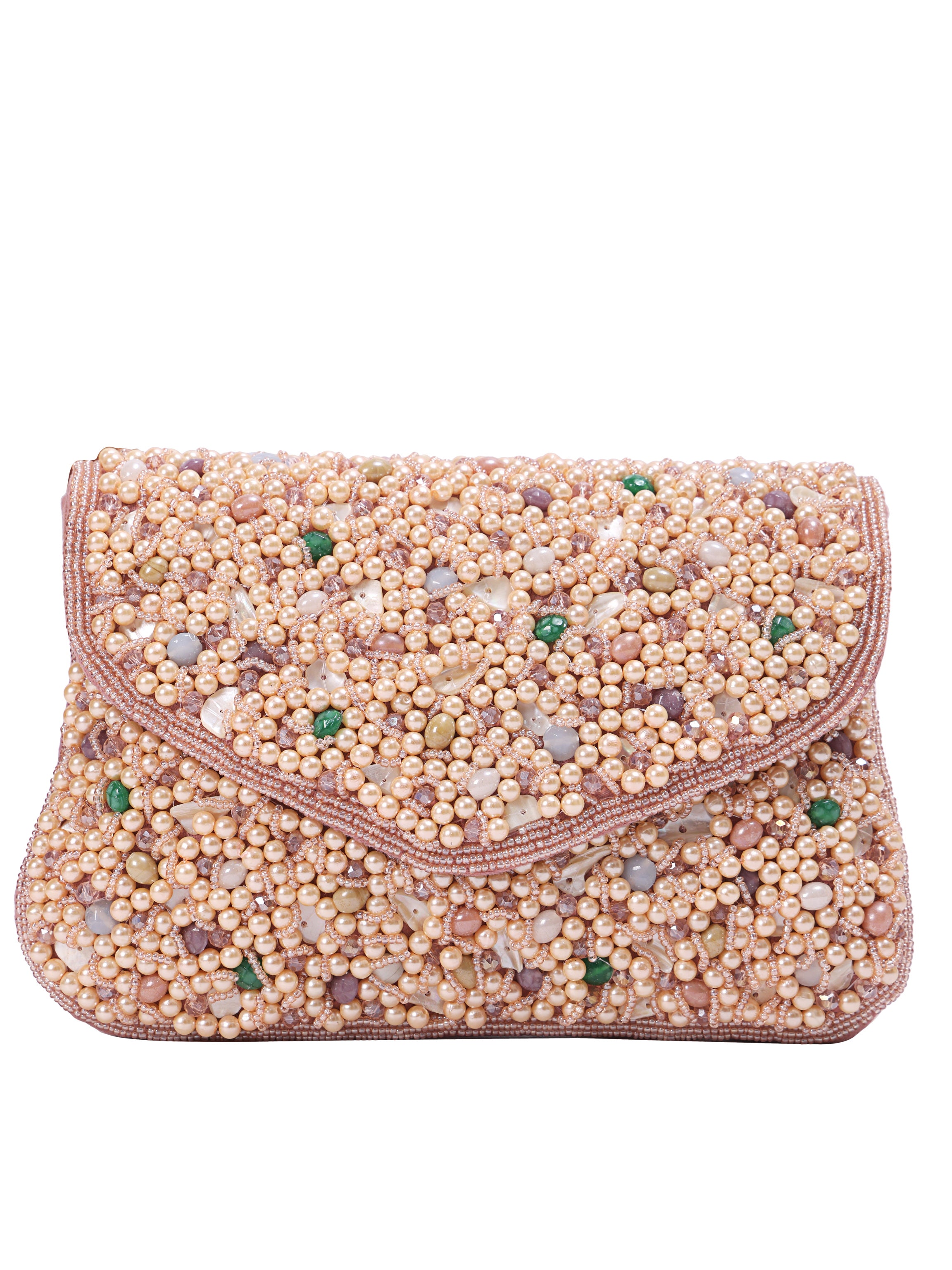 Celeste Pearl Handcrafted Clutch
