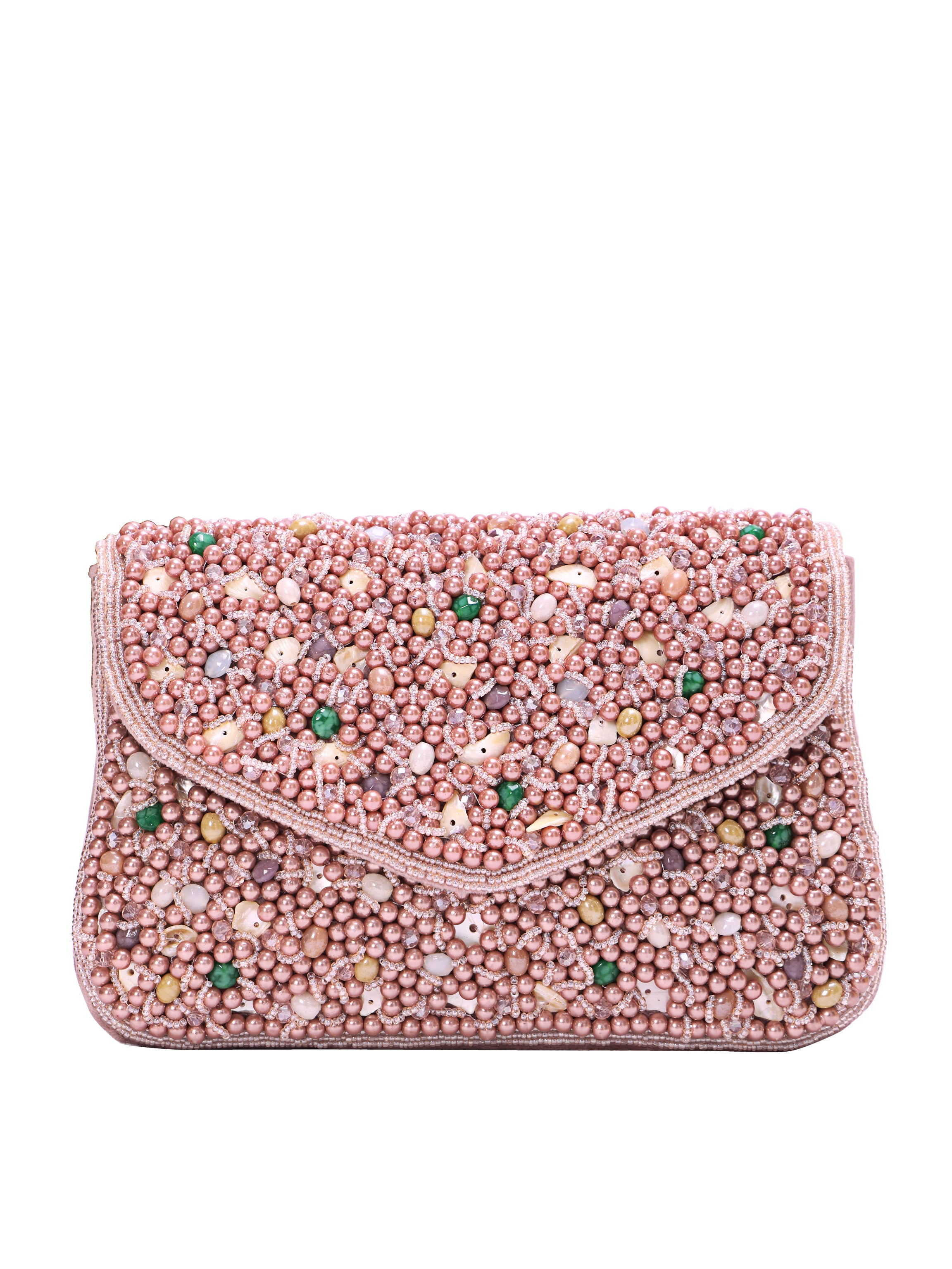 Celeste Pearl Handcrafted Clutch
