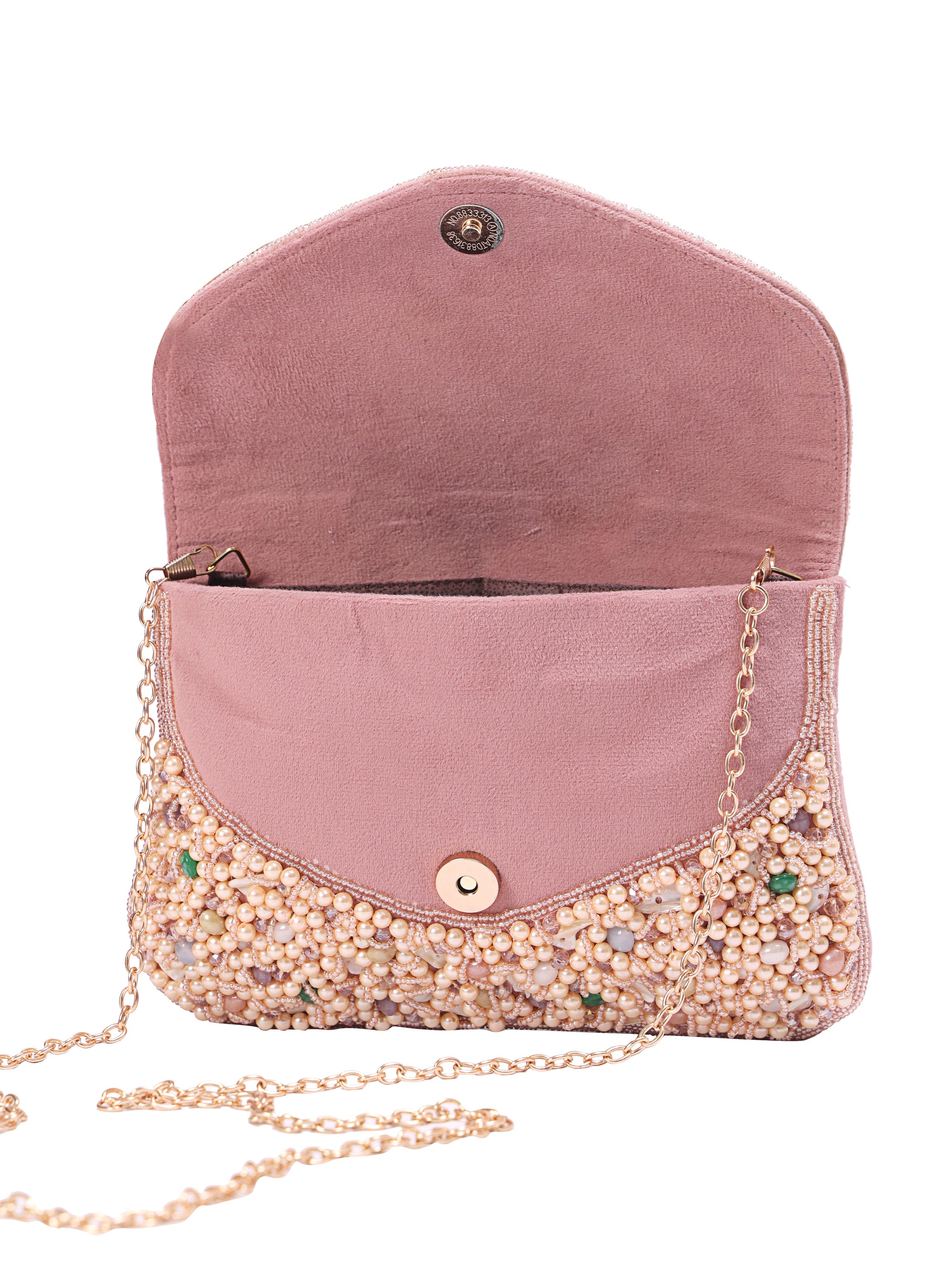Celeste Pearl Handcrafted Clutch