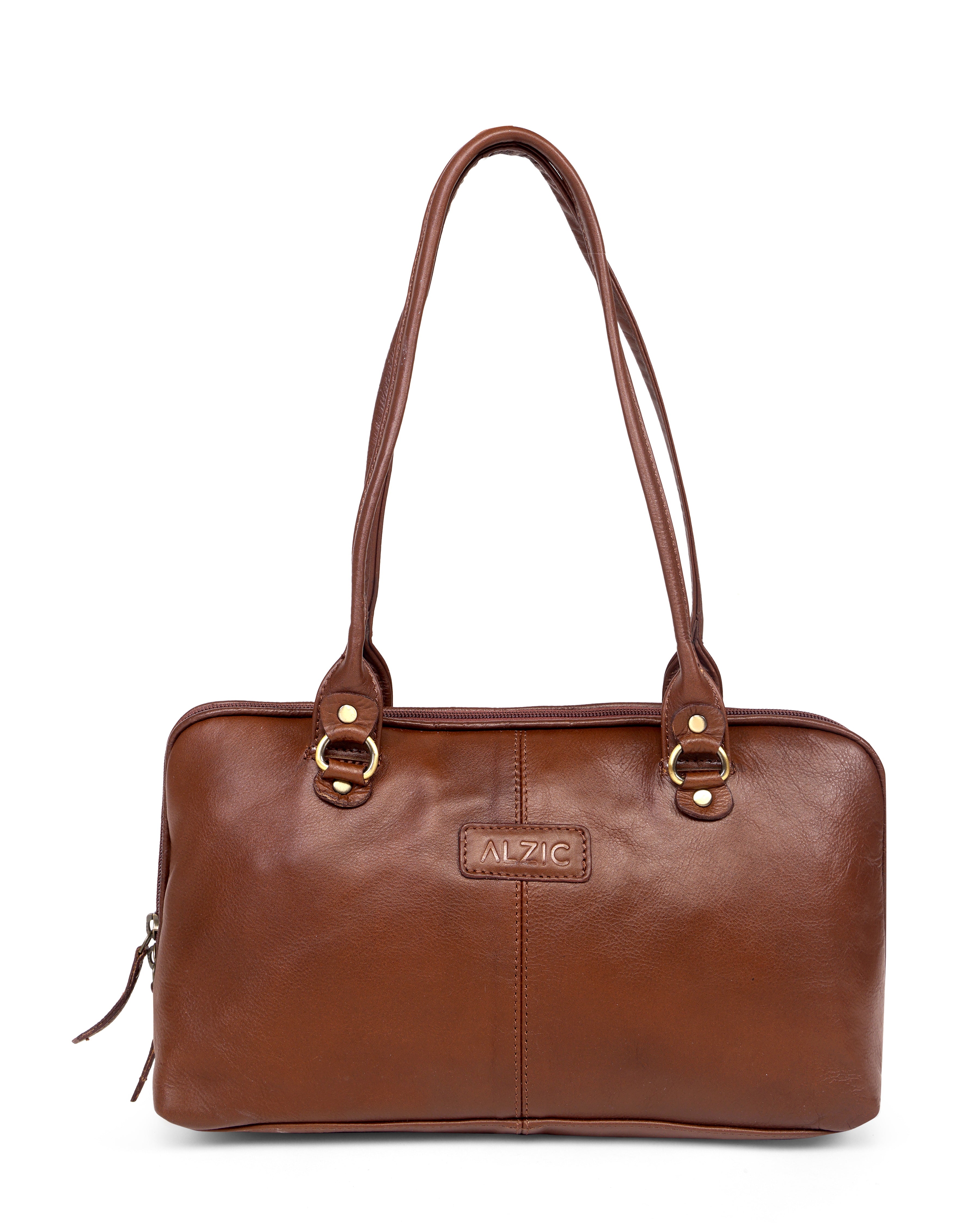 Classic Leather Shoulder Bag with Dual Straps