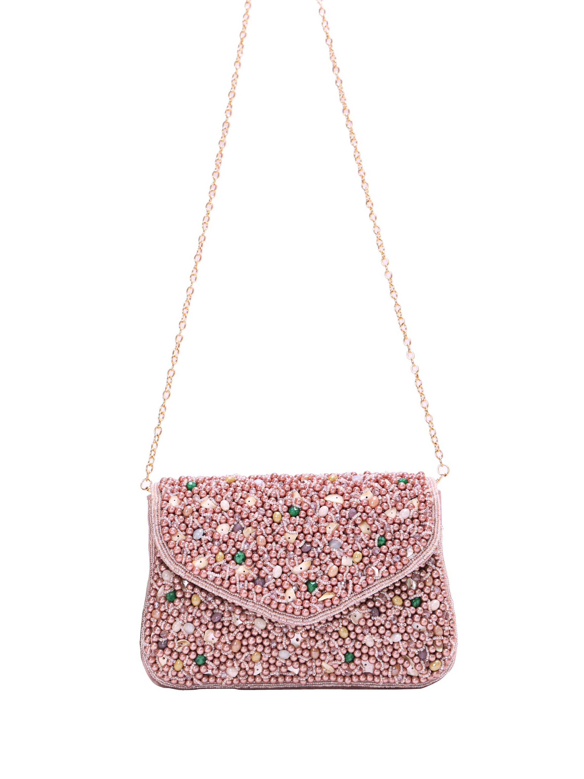 Celeste Pearl Handcrafted Clutch