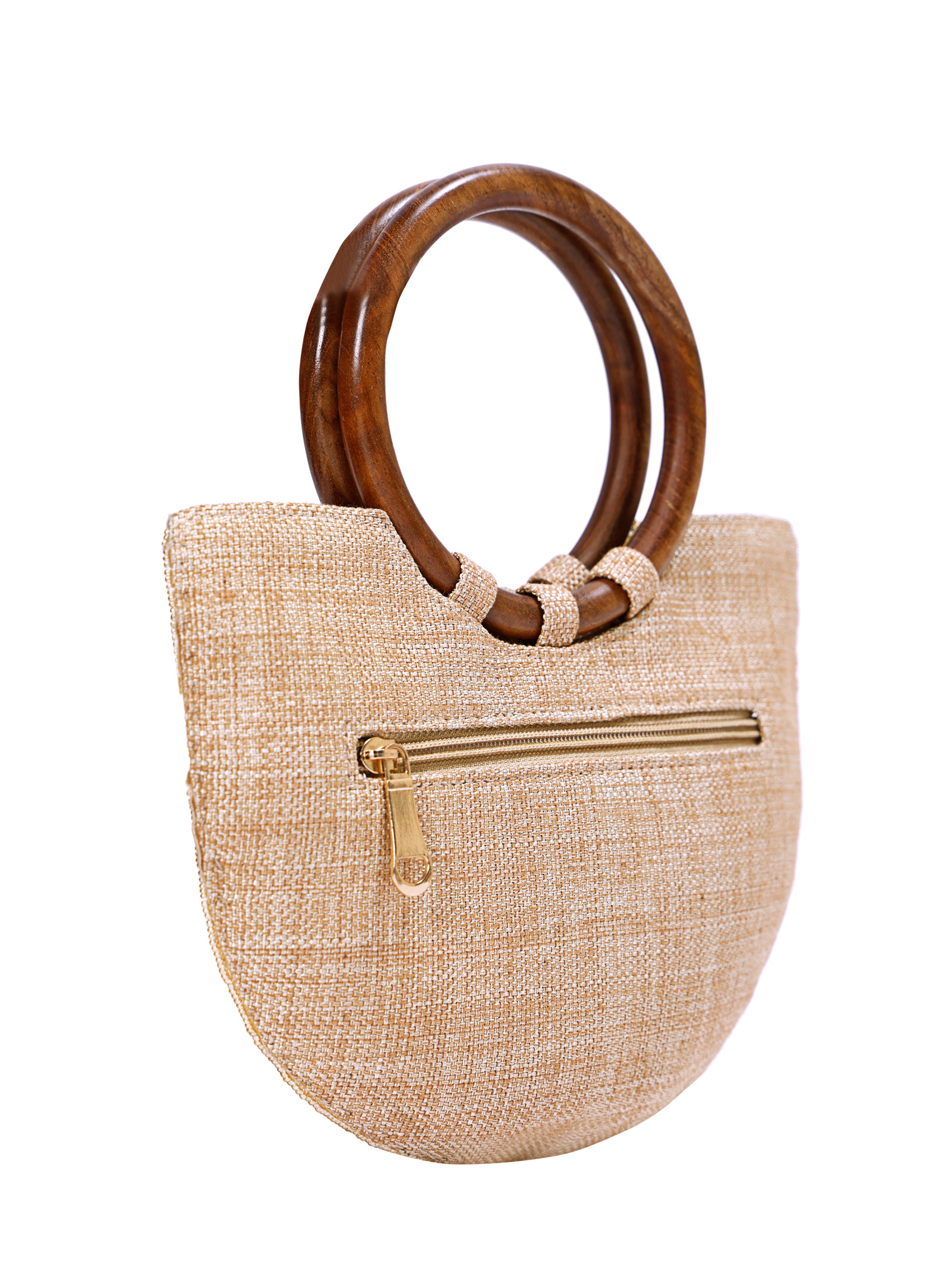 Noor Crescent Handcrafted Handle Bag