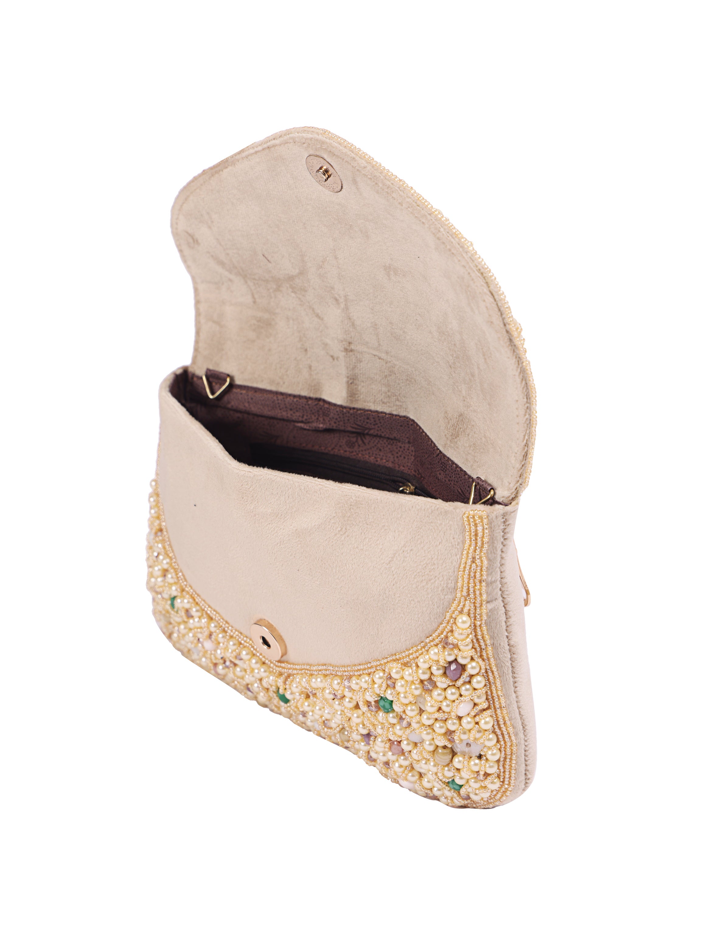 Celeste Pearl Handcrafted Clutch