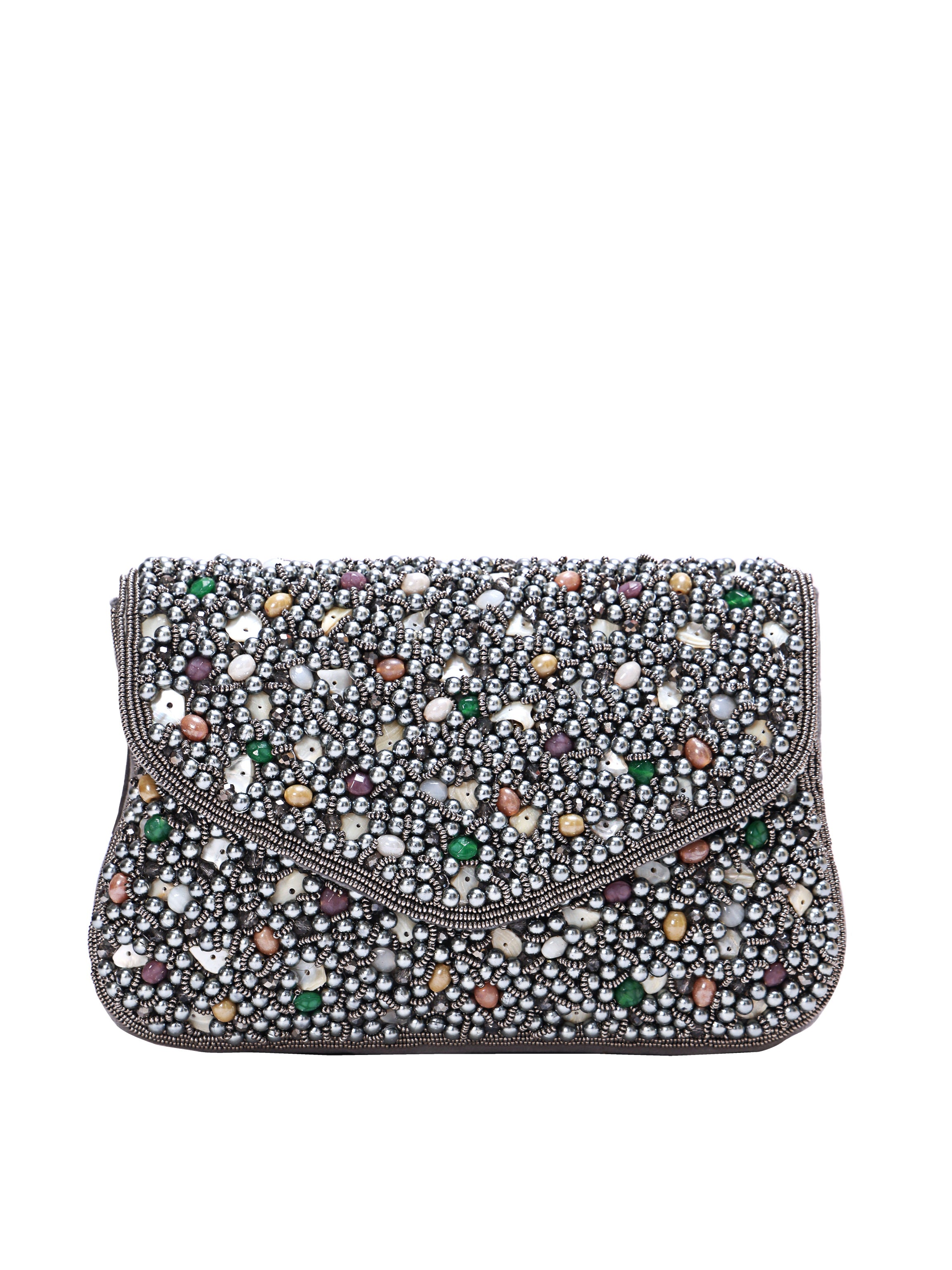 Celeste Pearl Handcrafted Clutch