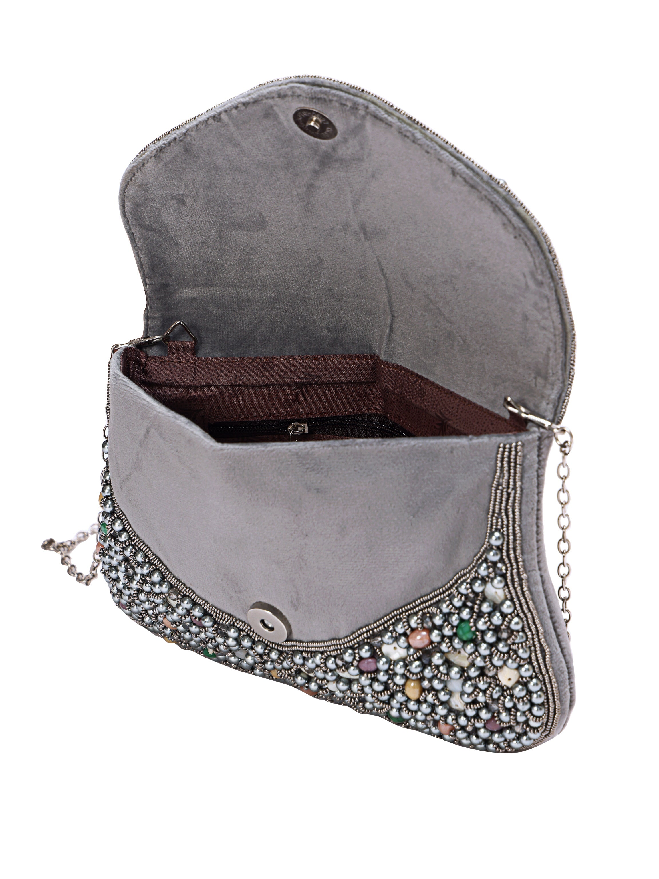 Celeste Pearl Handcrafted Clutch