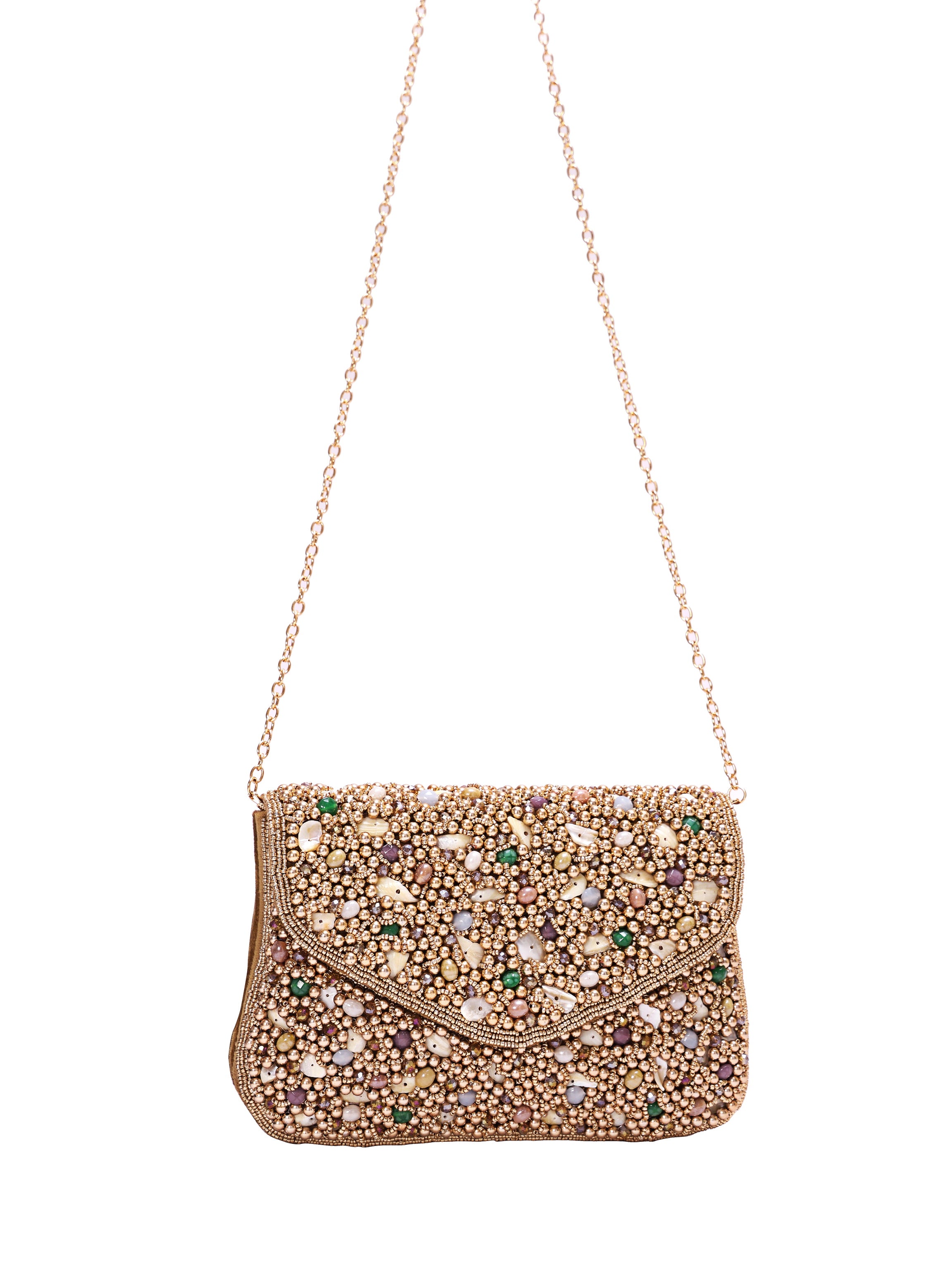 Celeste Pearl Handcrafted Clutch