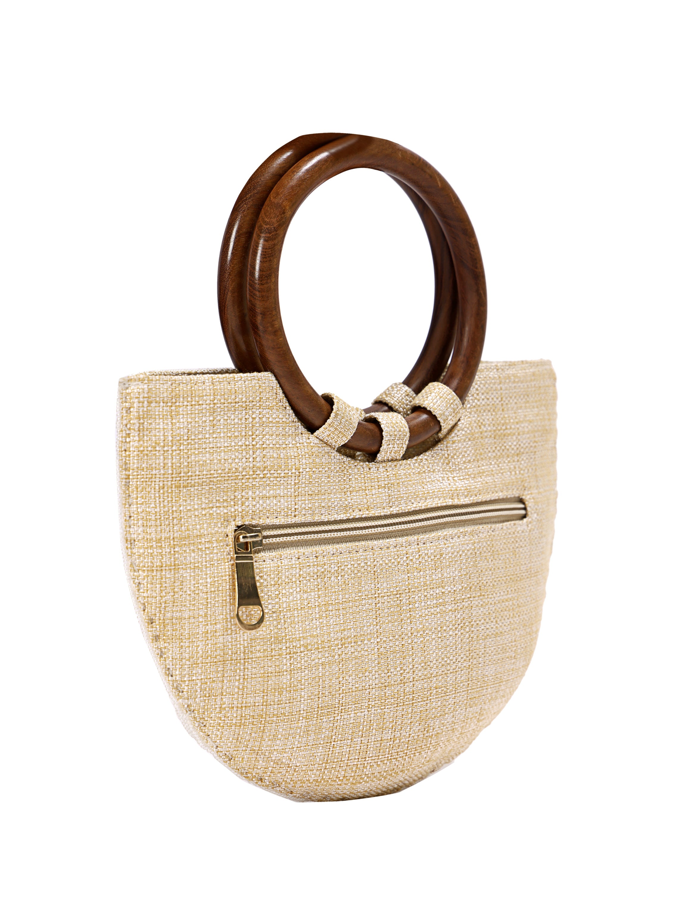 Noor Crescent Handcrafted Handle Bag