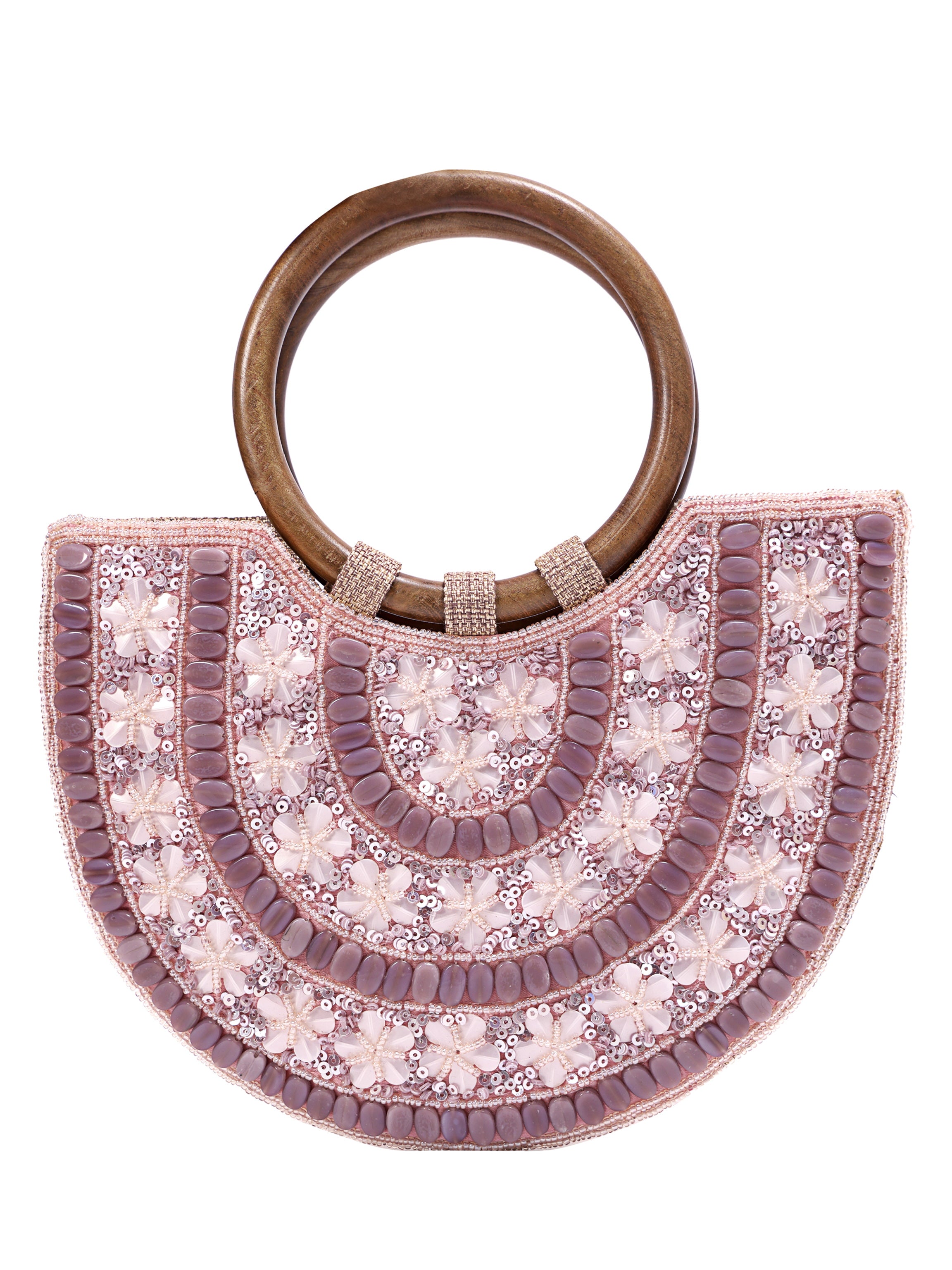 Noor Crescent Handcrafted Handle Bag