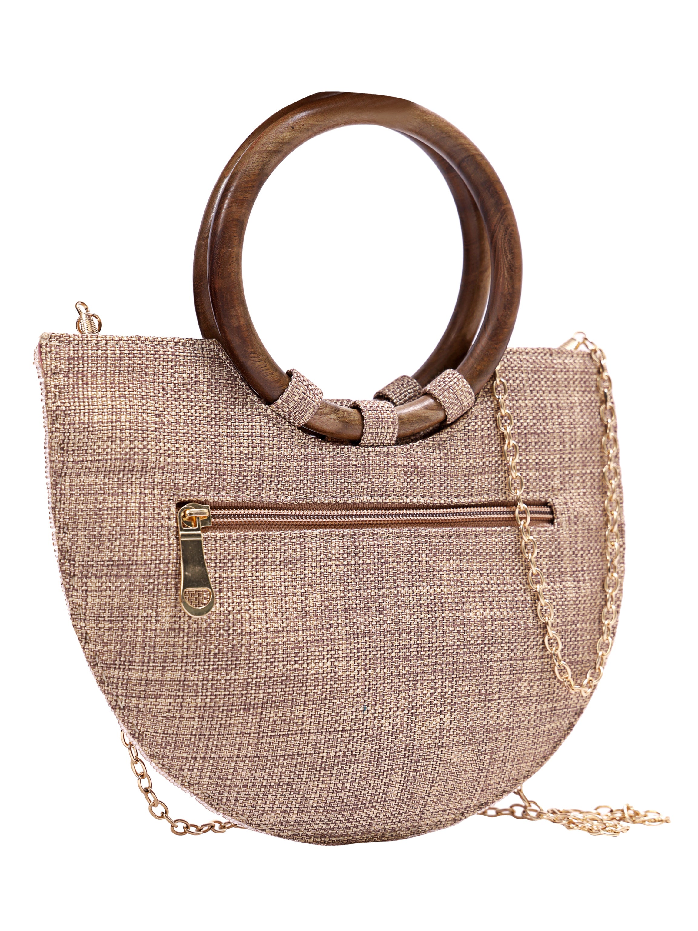 Noor Crescent Handcrafted Handle Bag
