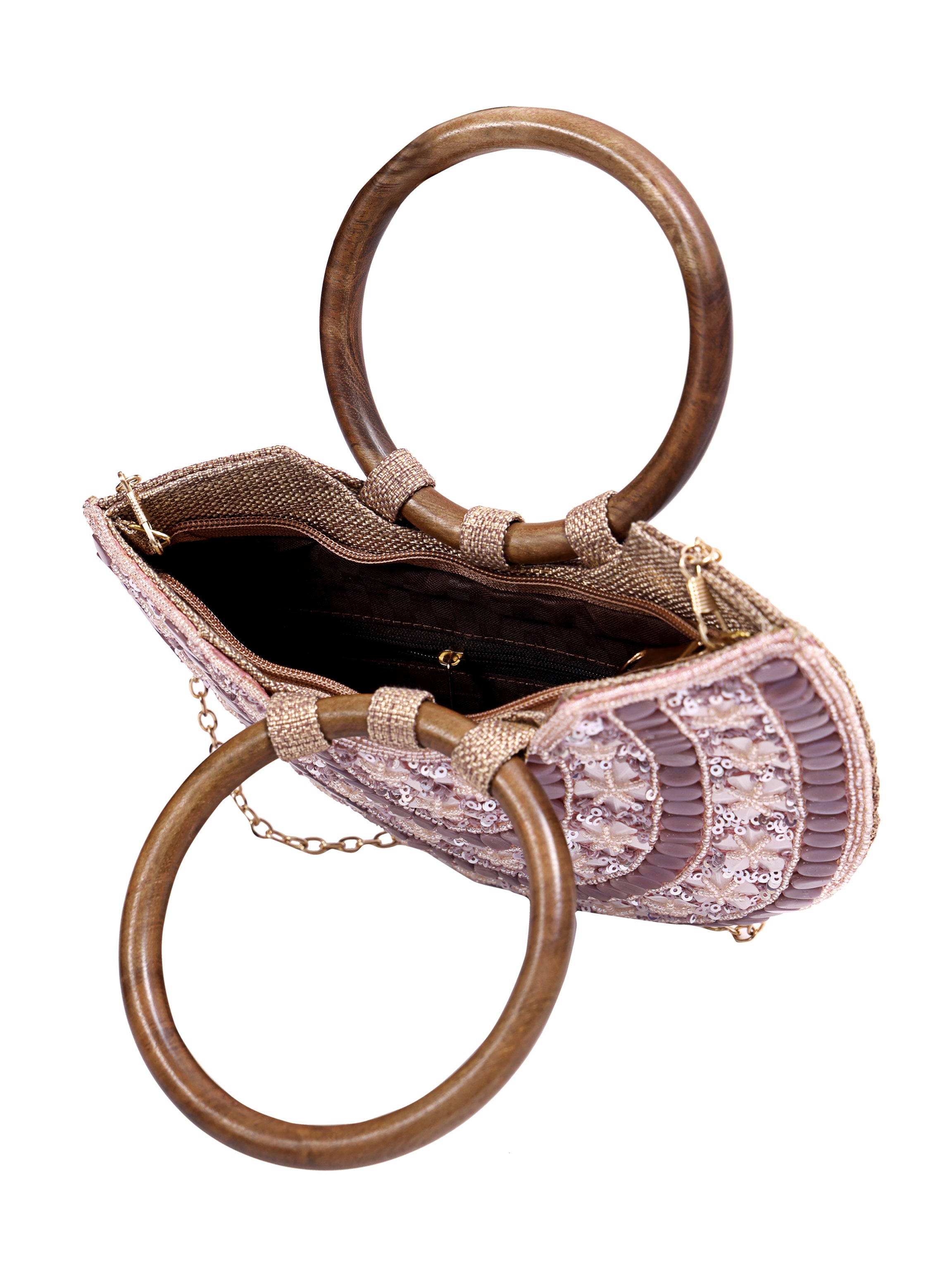 Noor Crescent Handcrafted Handle Bag