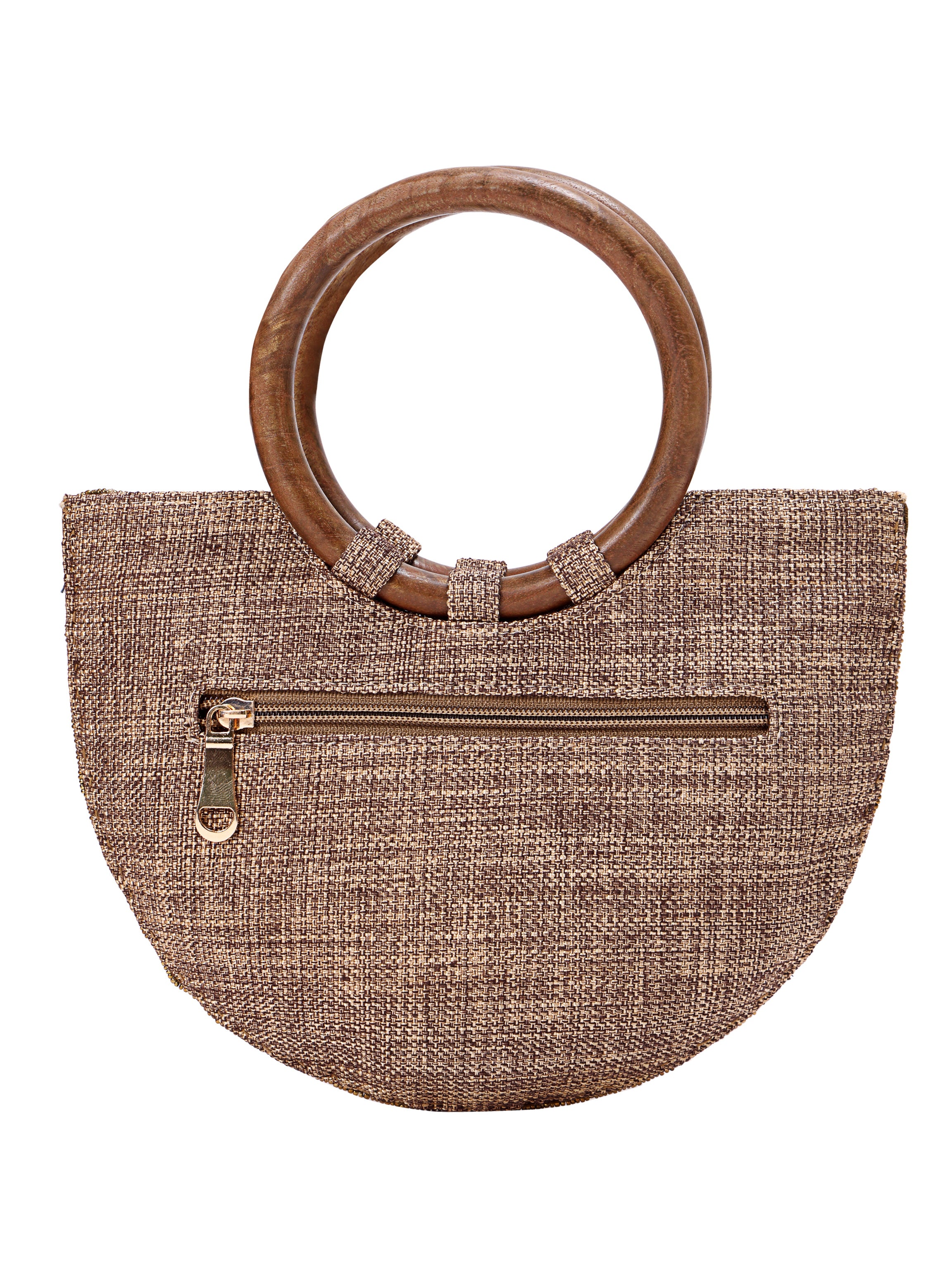 Noor Crescent Handcrafted Handle Bag