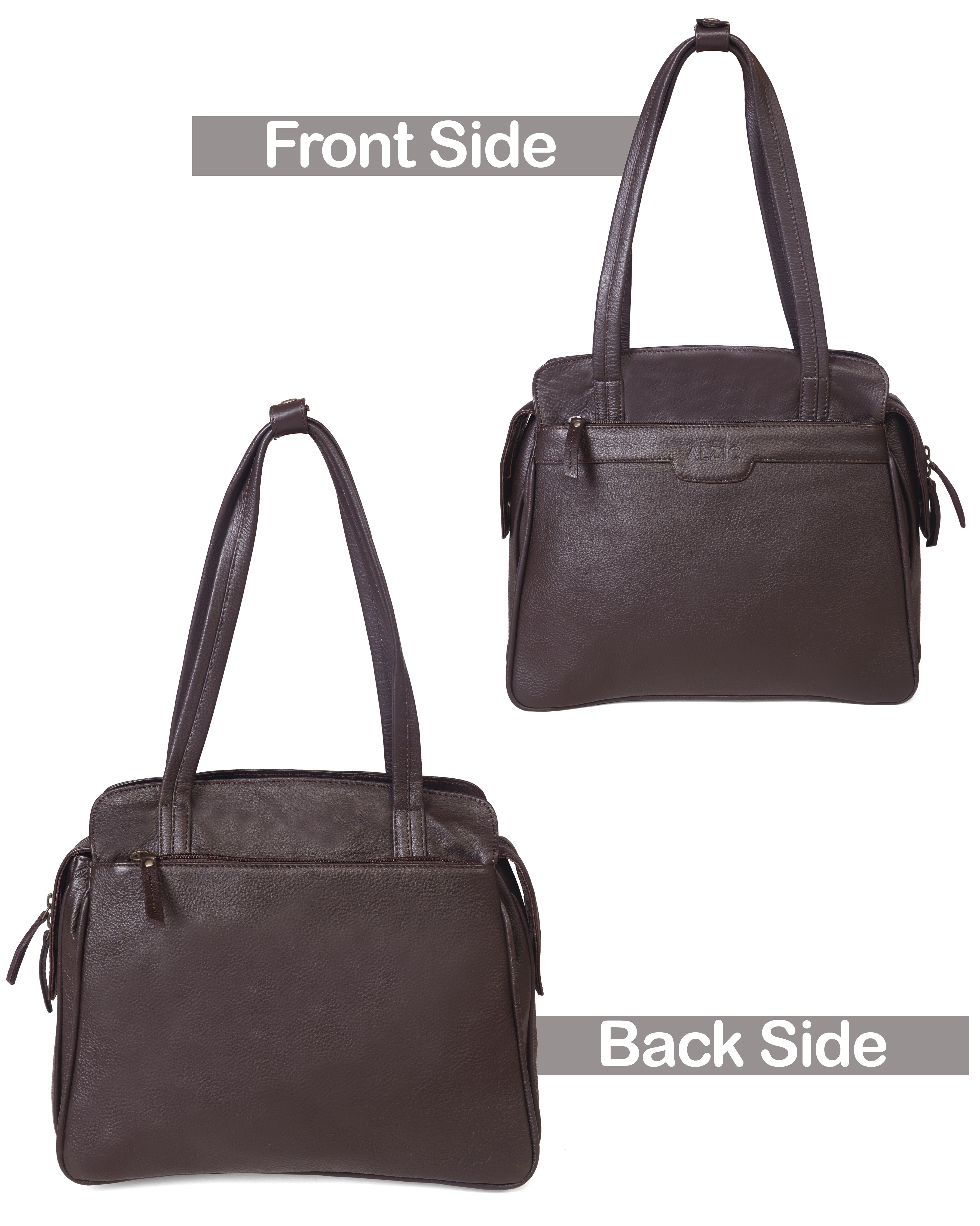 Premium Leather Tote Bag - Elegant and Functional Design