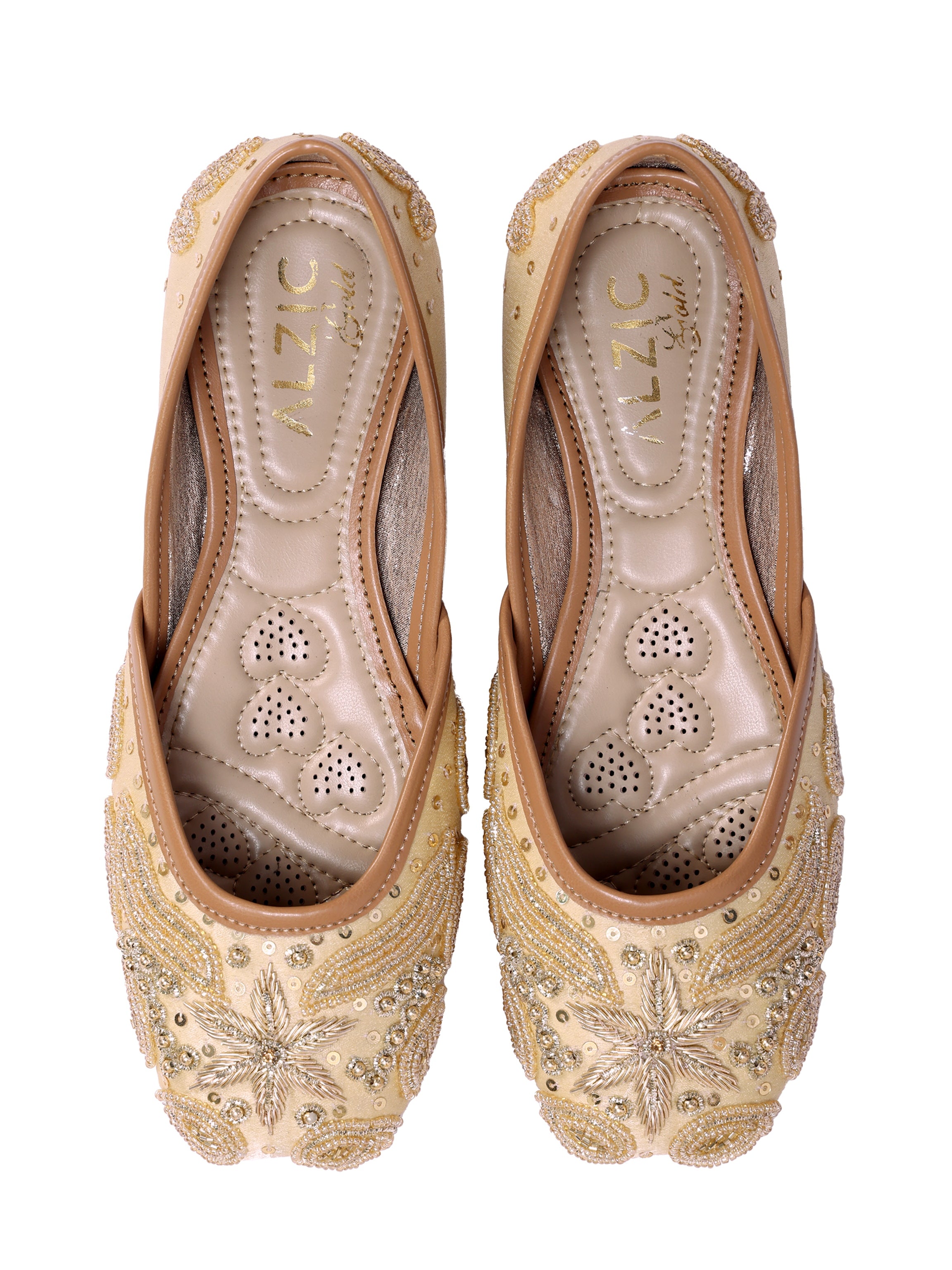 Zarmina Royal Gold Juttis