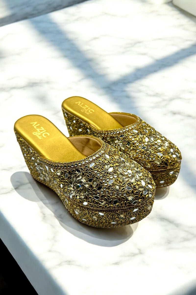 Zarira Couture Wedge Heels