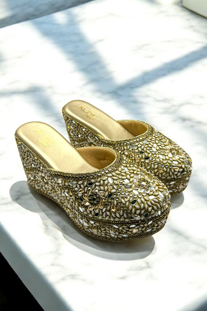 Zarira Couture Wedge Heels