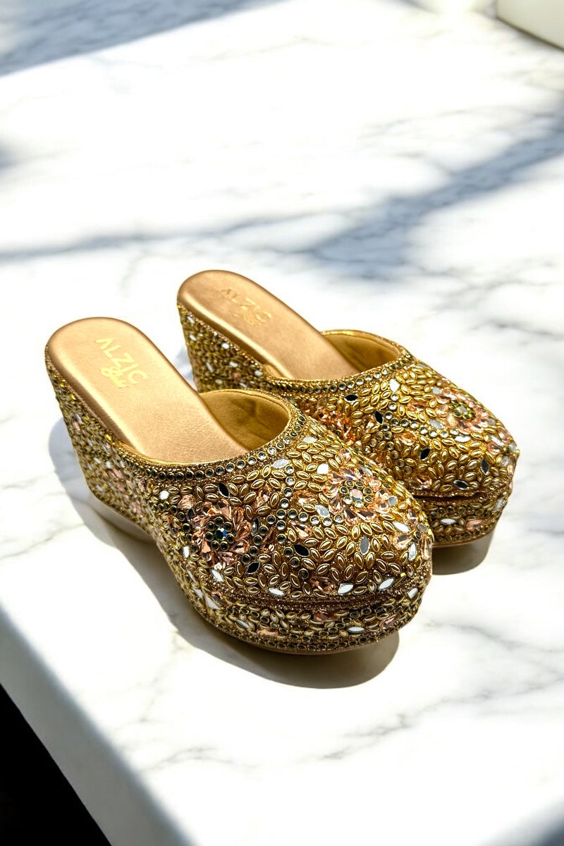 Zarira Couture Wedge Heels