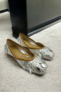 Stellar Gleam Silver Juttis