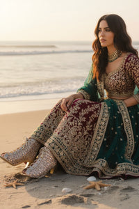 Luxe Mesh Rose Gold Lace-Up Block Heels