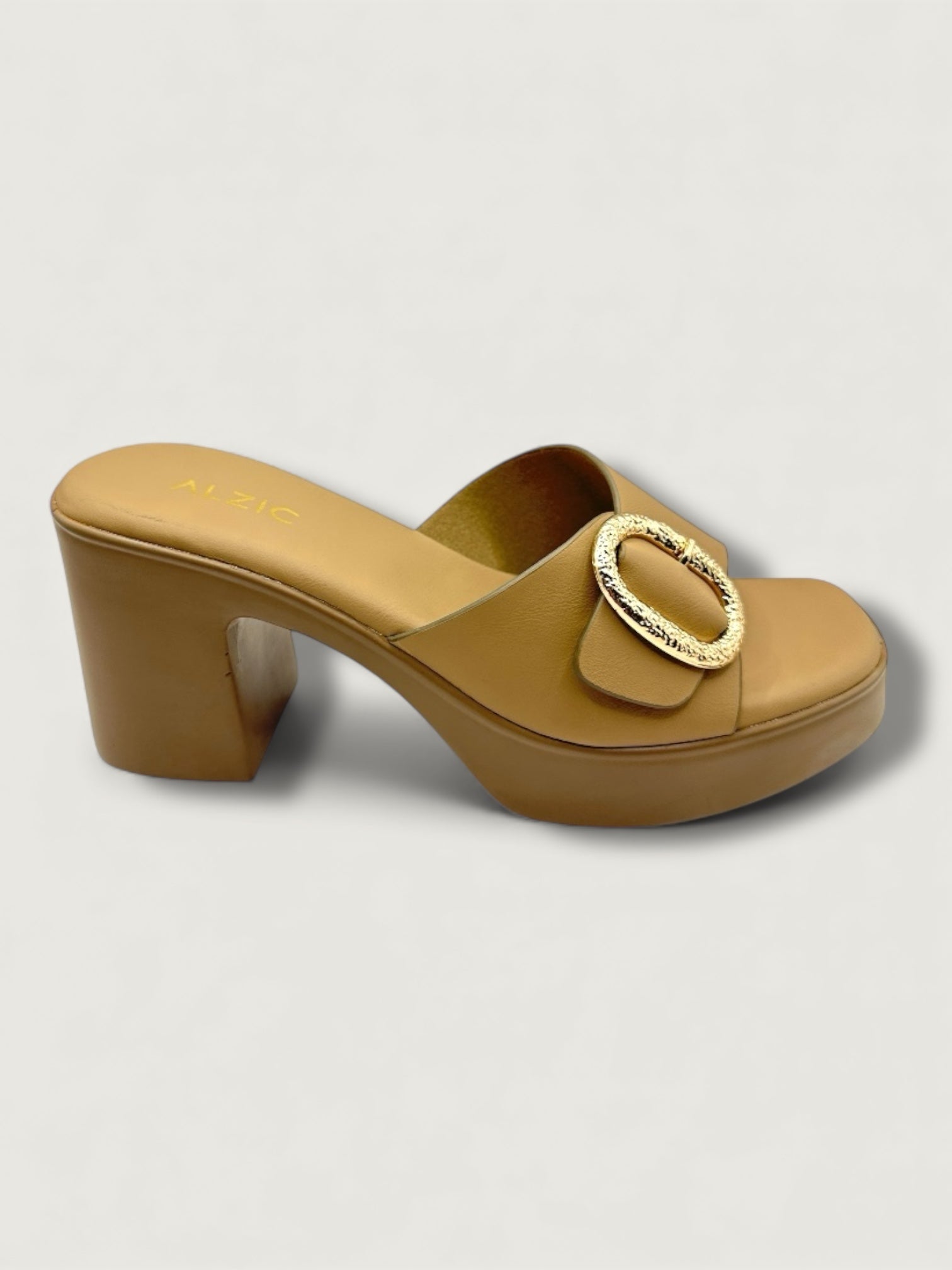 Women’s Elegant Buckle Slide Heels