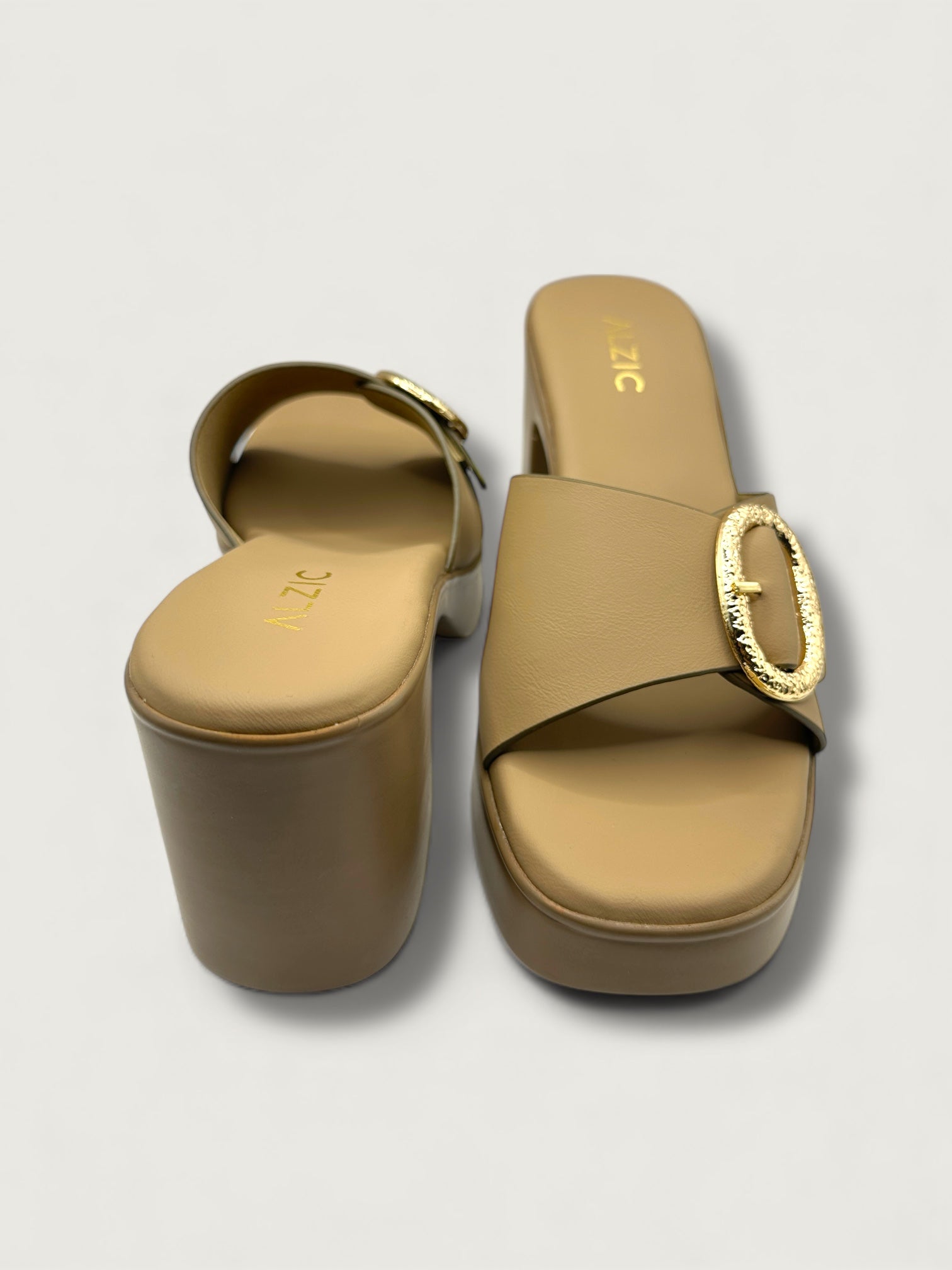 Women’s Elegant Buckle Slide Heels