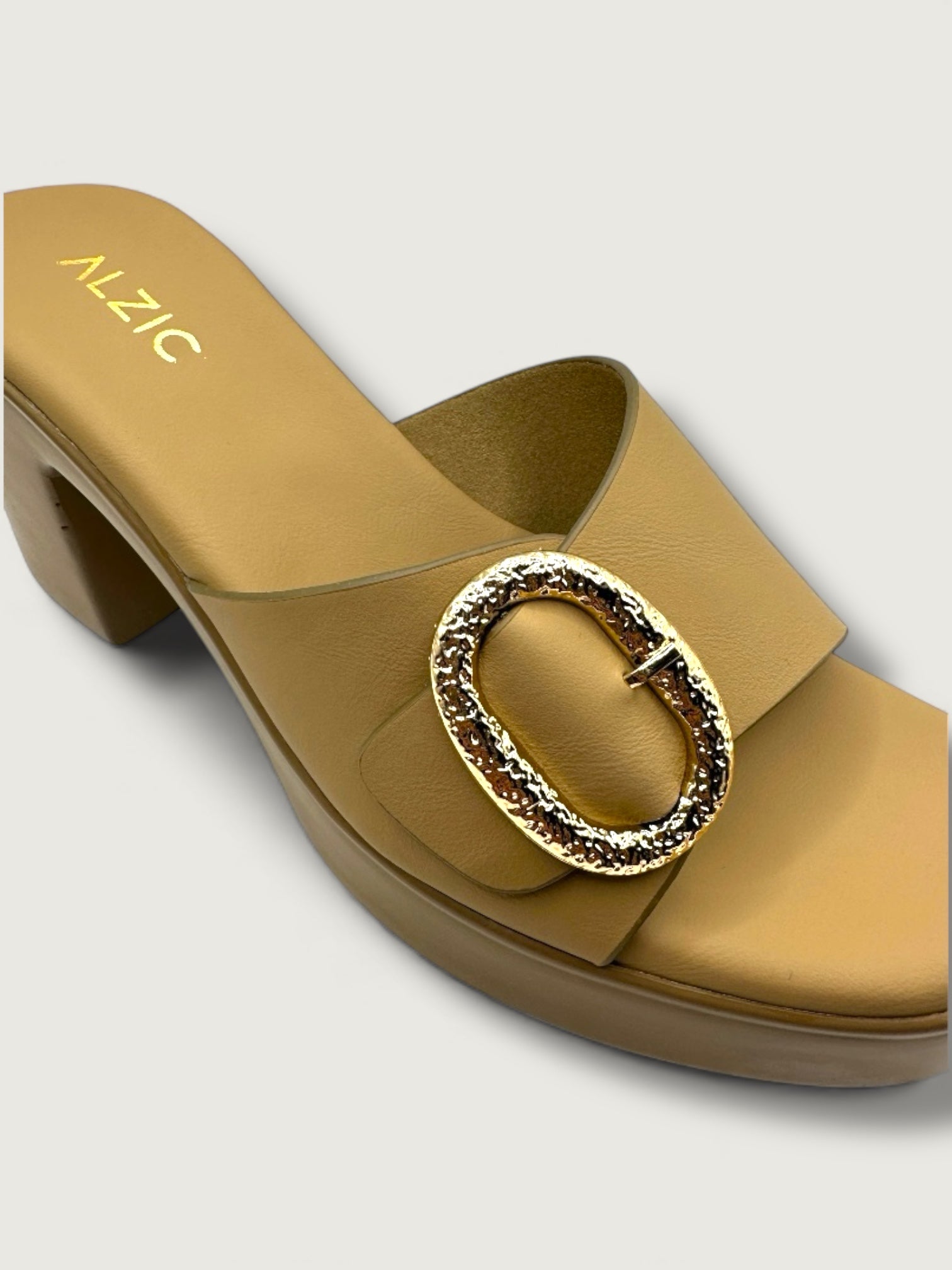 Women’s Elegant Buckle Slide Heels